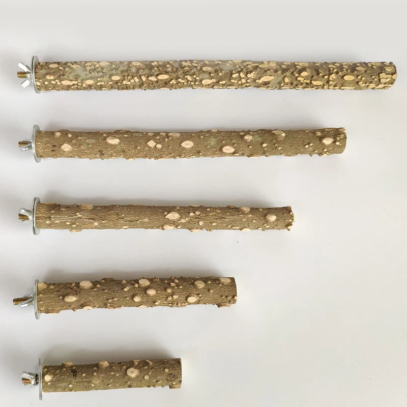 Scelta di Posatoi per Uccelli in Legno Naturale, 10–20 cm
