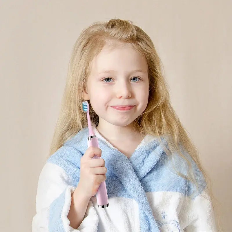 Kids Sonic Electric Toothbrush with Soft Bristles and USB Charging