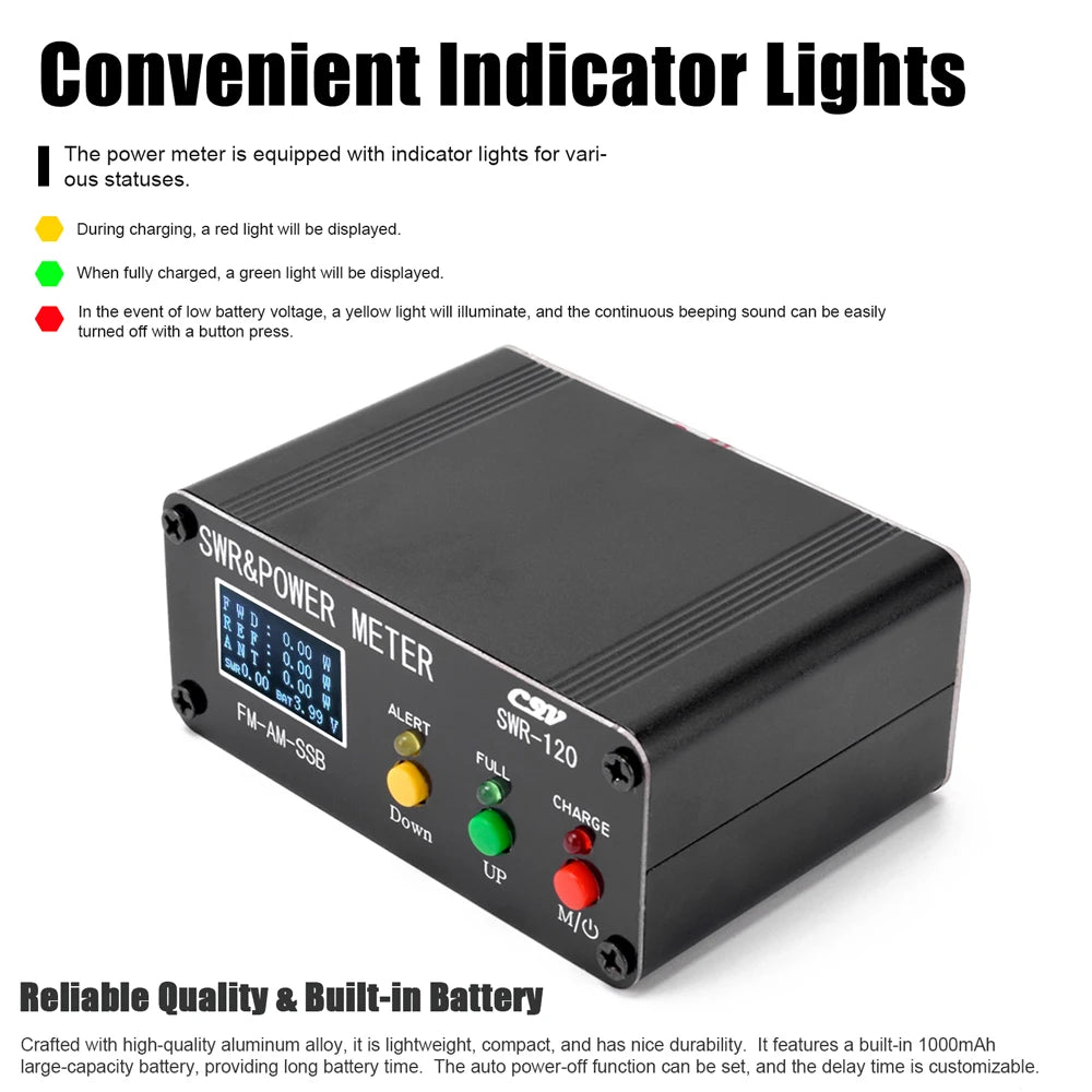 1.8-54MHz Digital SWR and RF Power Meter