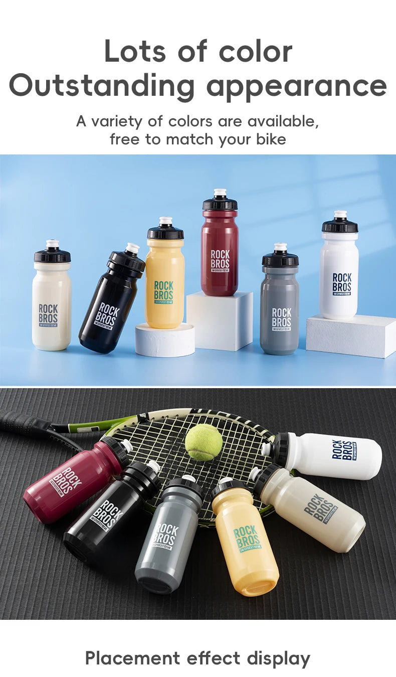 600ML Cycling Water Bottle Squeeze Sports Cup for Bike & Outdoor Use