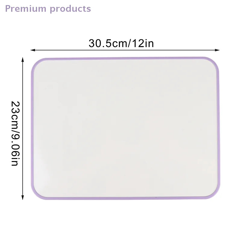 Quadro compacto de dupla face para escrita a seco, 30.5 × 23cm