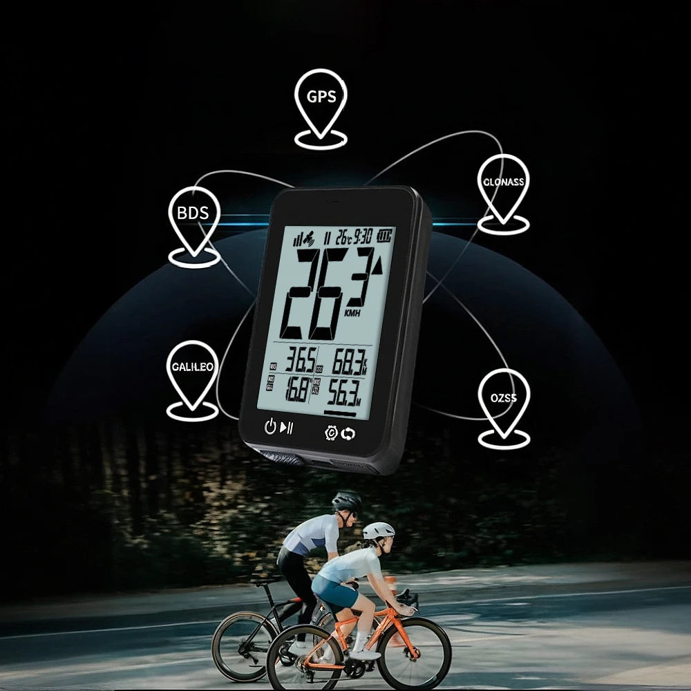 BKV-3101 GPS Bicycle Computer with 2.4-Inch Display
