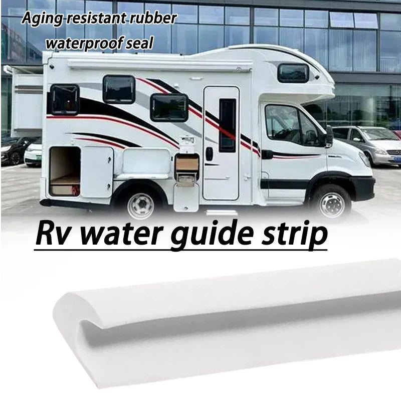 1/2/3/5/10M For FIAMMA DRIPSTOP Caravan Motorhome Camper For Vans Cars RVs Gutter Rain Guard Drip Stop Rv Camper Accessories