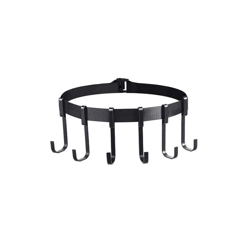 2 m Tree Strap Gear Hanger with Metal Hooks