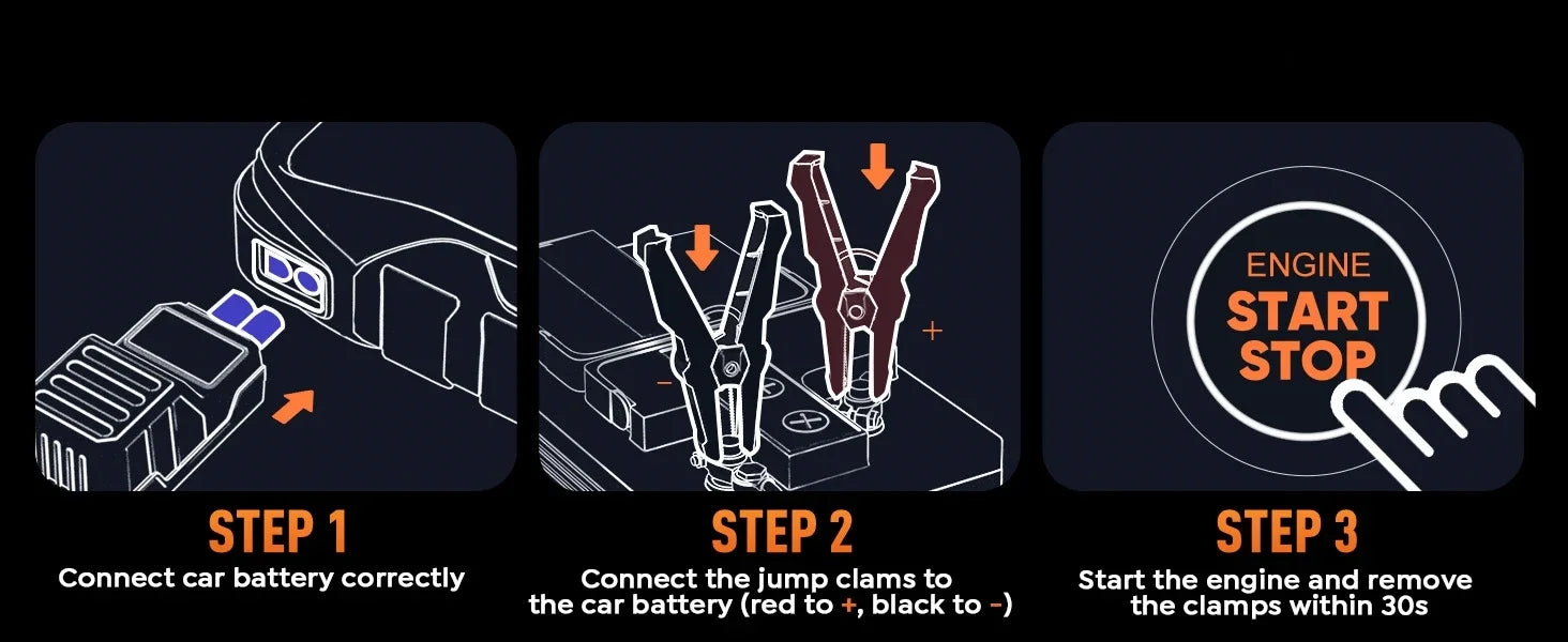 UTRAI 27000mAh Auto Startbooster Powerbank 6000A