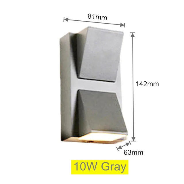IP65 Outdoor LED Wall Light, 5W or 10W