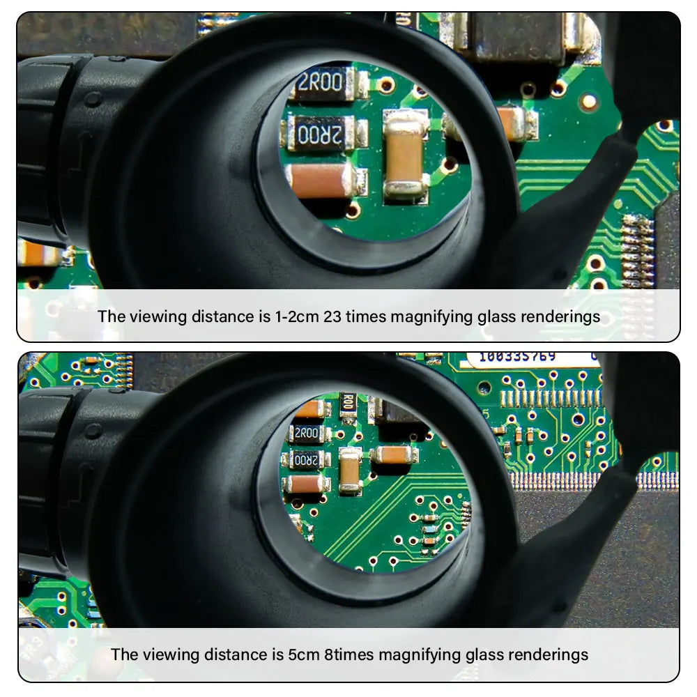 LED Magnifier Glasses - Model Options