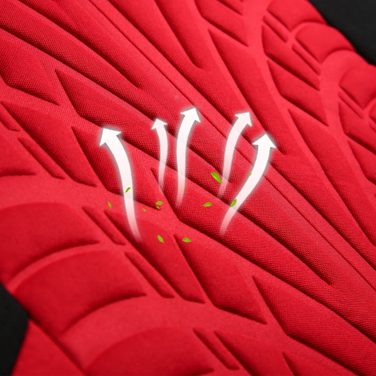 Автомобільні чохли на сидіння з тисненням у вигляді слідів шин – універсальний комплект, сумісний з подушками безпеки