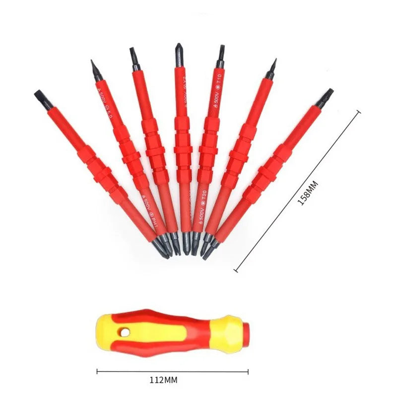 Interchangeable Screwdriver and Bit Set