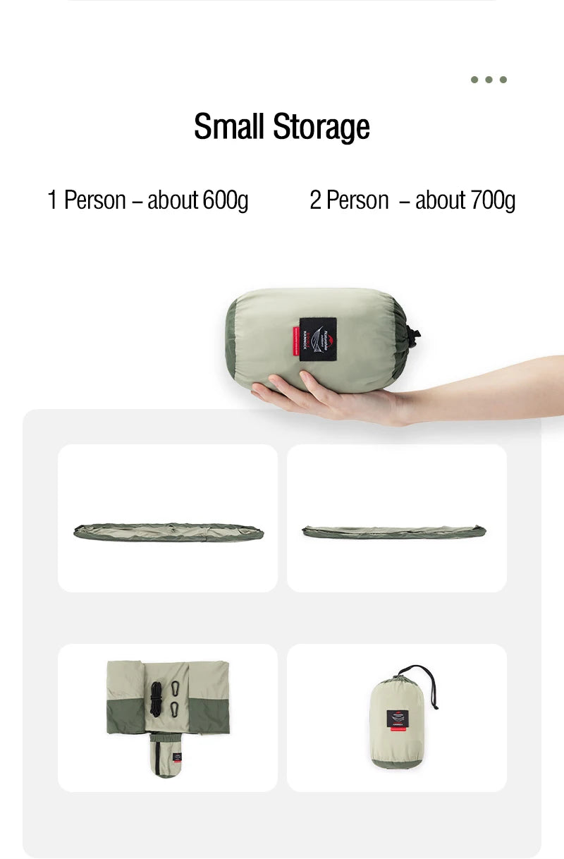 Ultralight 2 Person Camping Hammock with 200kg Load Capacity