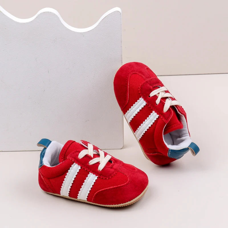 Baby Casual Sports Shoes with PVC Sole