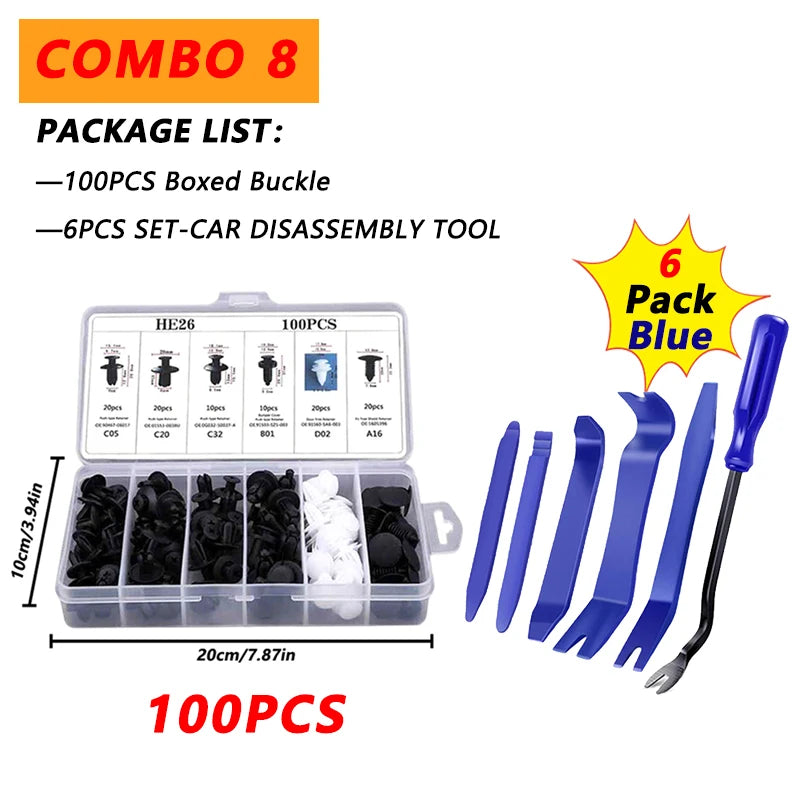 Vehicle Trim and Panel Removal Tool Set