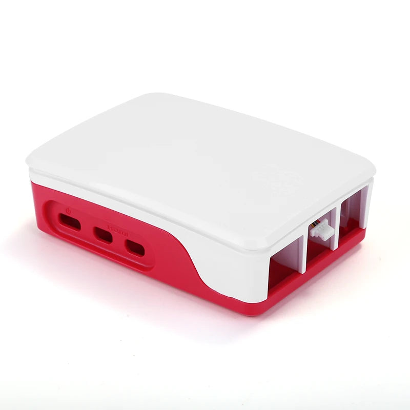 NEW Official Raspberry Pi Case Red White ABS Plastic Protective Cover With Heatsink Fans For Raspberry Pi 5