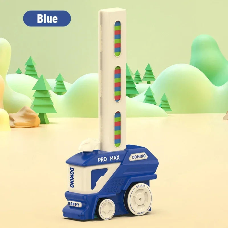 Automatický vláček na pokládání domino s 60 domino