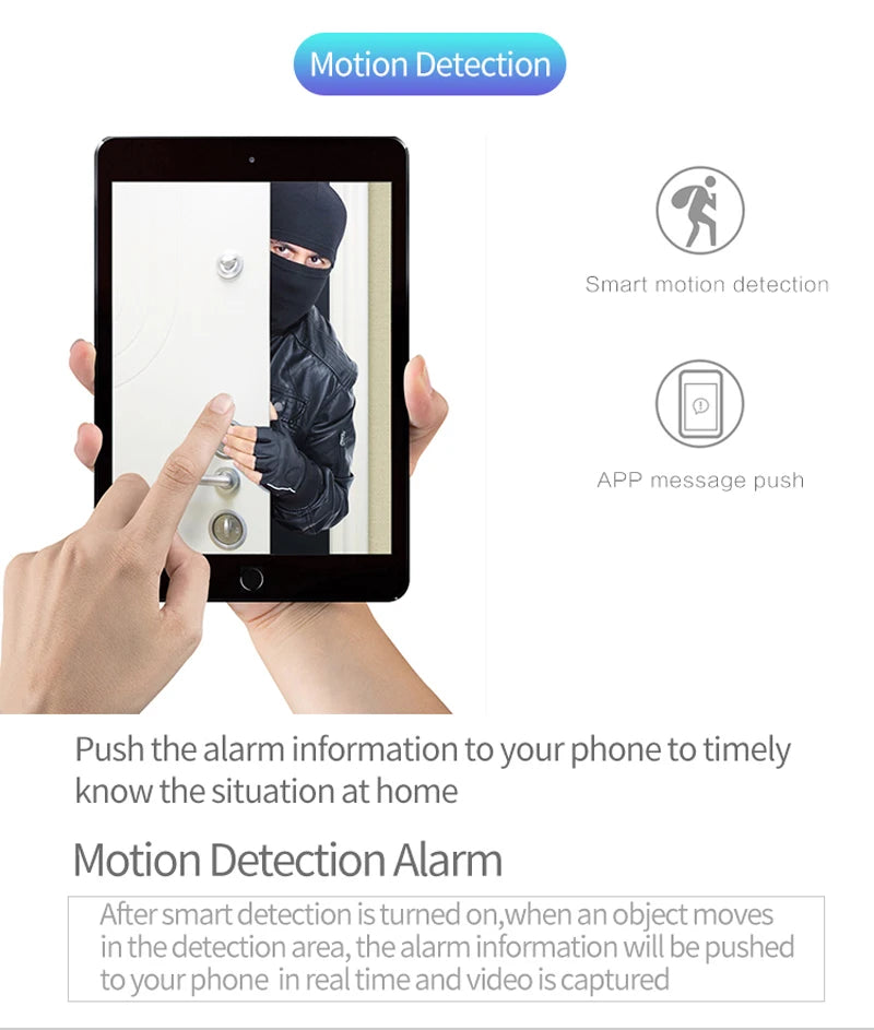 5MP WiFi Dome Security Camera with Night Vision & Motion Alerts