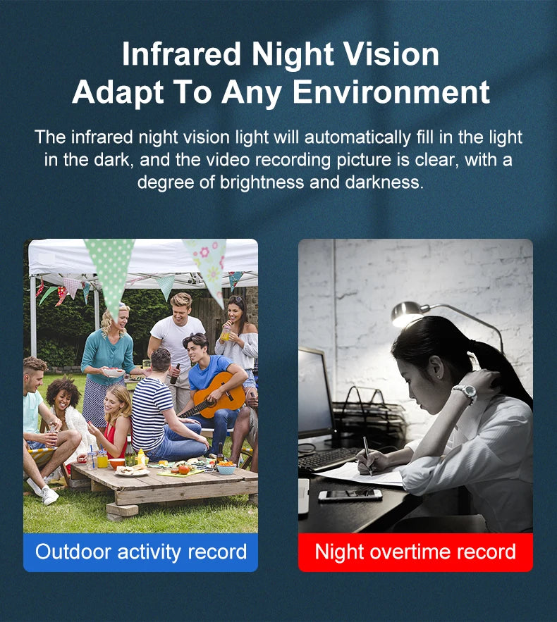1080P HD Mini Camera  Small Digital Video Recorder Portable Cameras Motion Detection 10Hours Hide DVR Camcorders No Wifi Cam