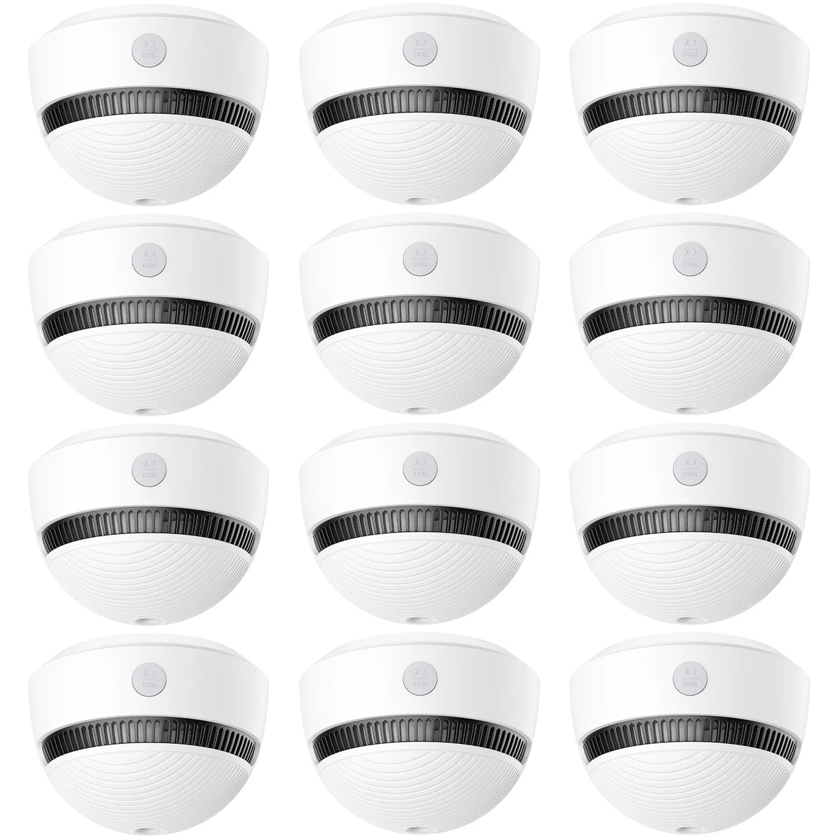 DC 3V Smoke Detector  85dB Self-check Function 10-Year Sensor Lifespan Battery Powered Smoke Alarm Hallway Garage Apartment Security