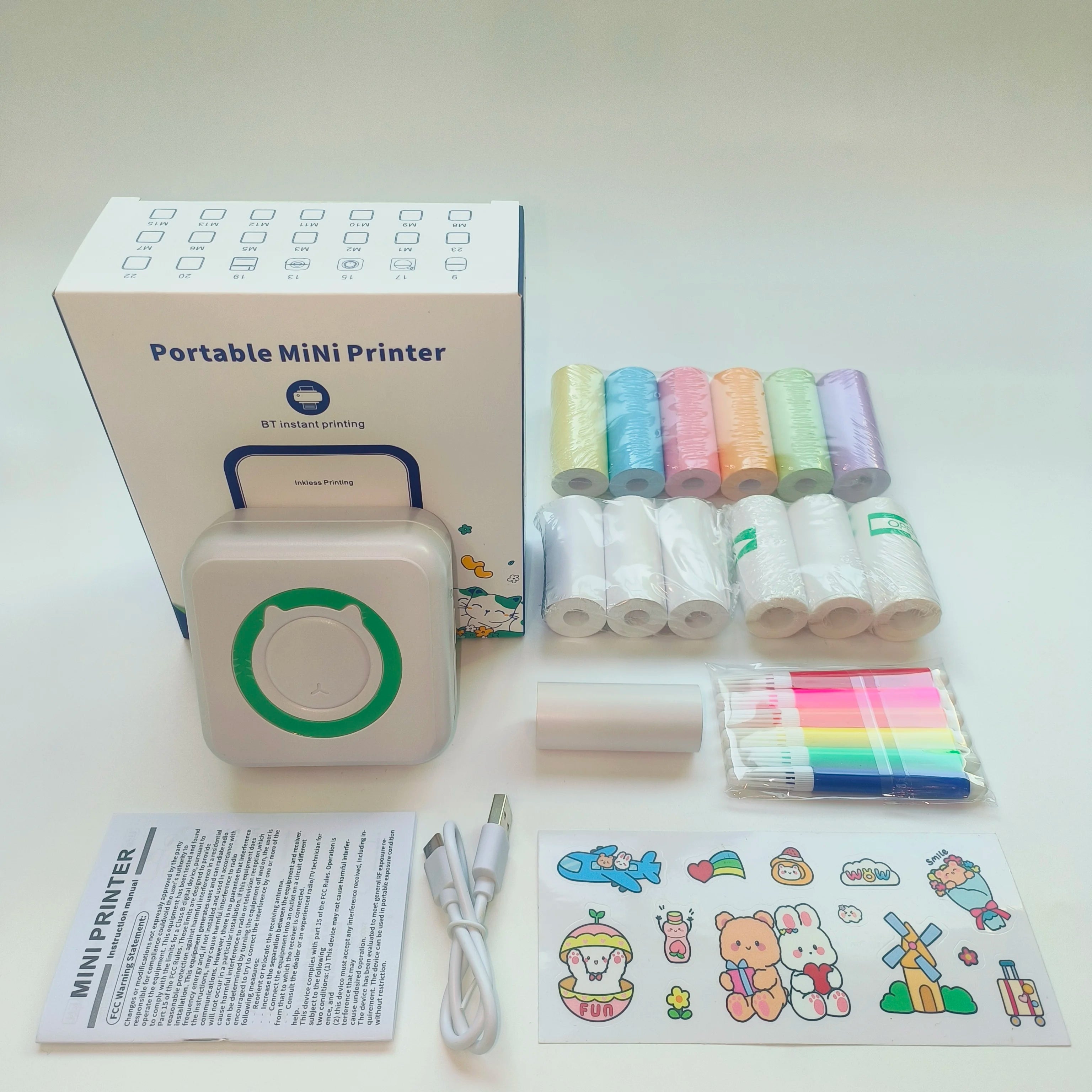 Mini Portable Bluetooth Thermal Printer for Photos, Labels & Notes