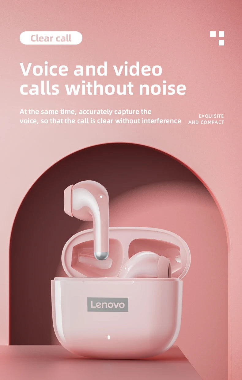 Lenovo LP40 Pro Wireless Earbuds Bluetooth 5.3 Low Latency