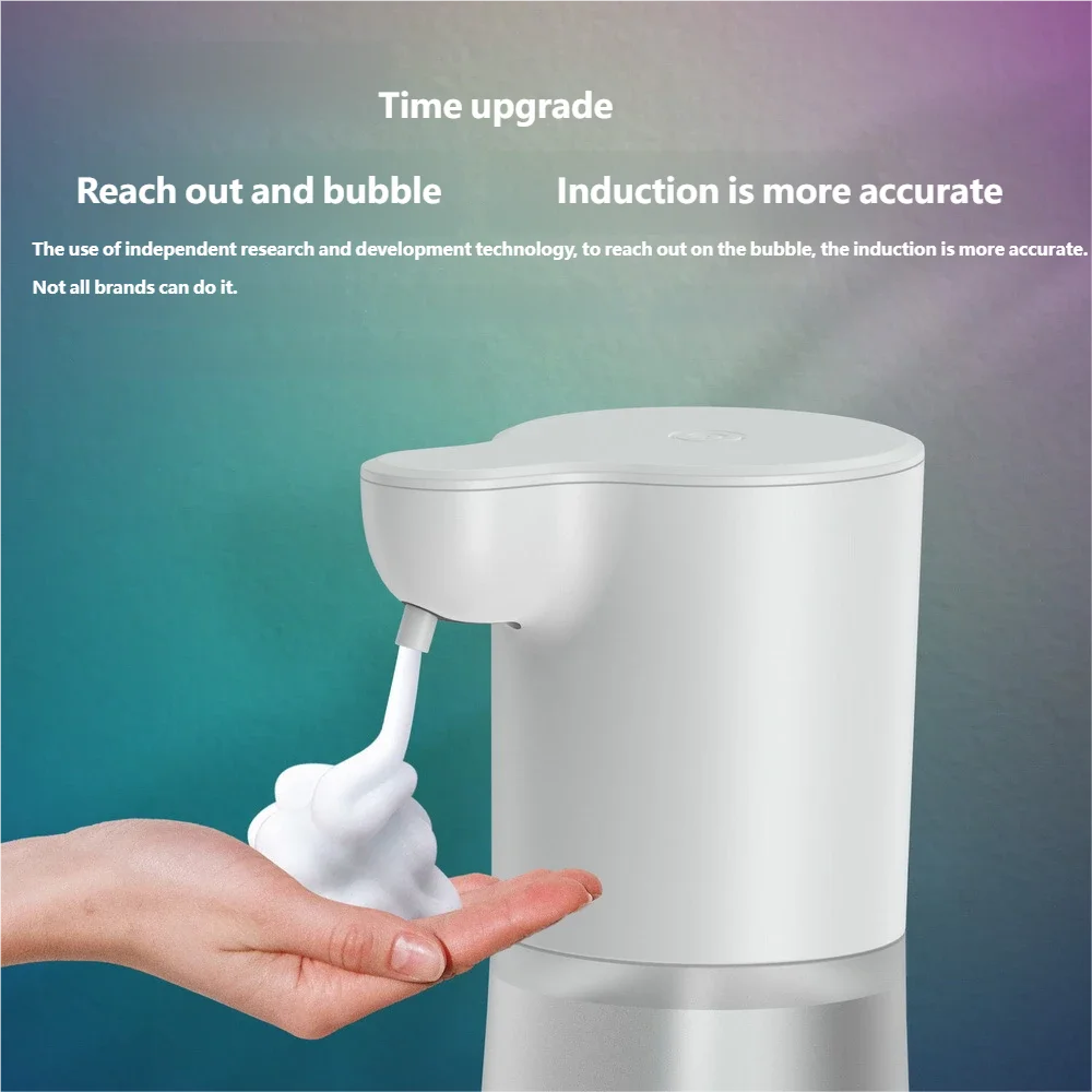 Inteligentný senzorový automatický dávkovač mydla 600 ml USB nabíjateľný bezdotykový pena dávkovač