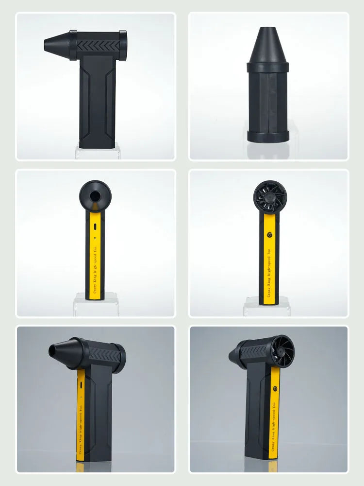 160000RPM Brushless Motor Electric Turbo Jet Fan High-Speed Turbo Violent Fan 10000mAh USB Rechargeable Powerful Dust Blower 