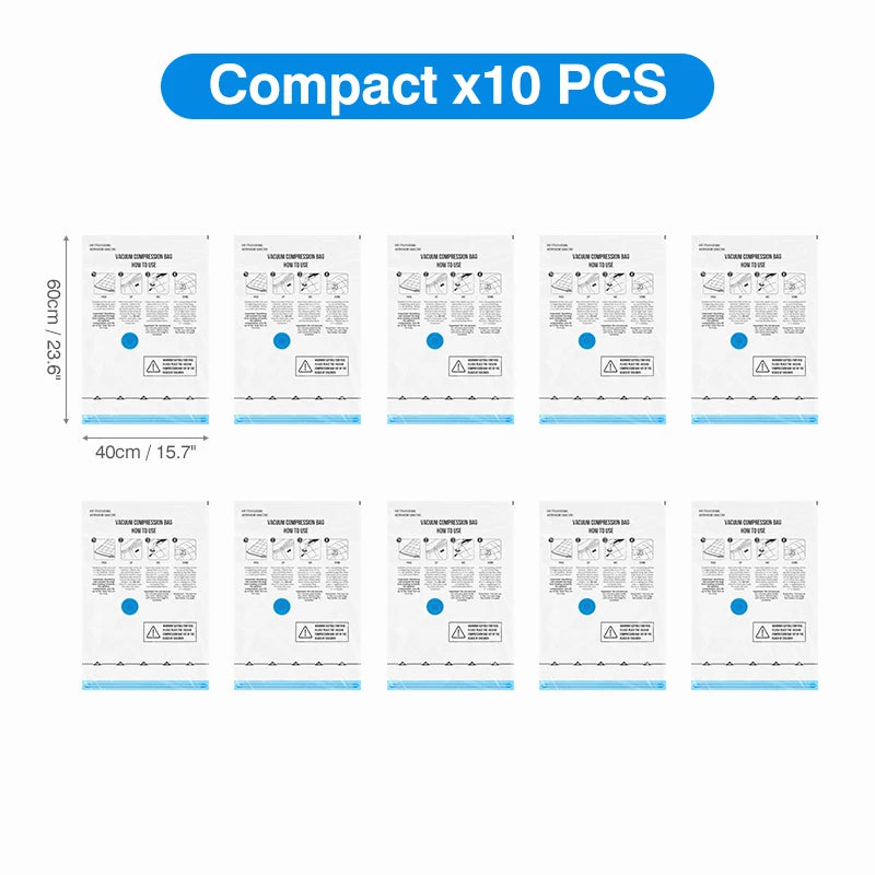 Cordless Electric Pump for Vacuum Storage Bags Travel Rechargable Air Pump for Space Saver Bag Various Clothes Luggage Seal Bags 