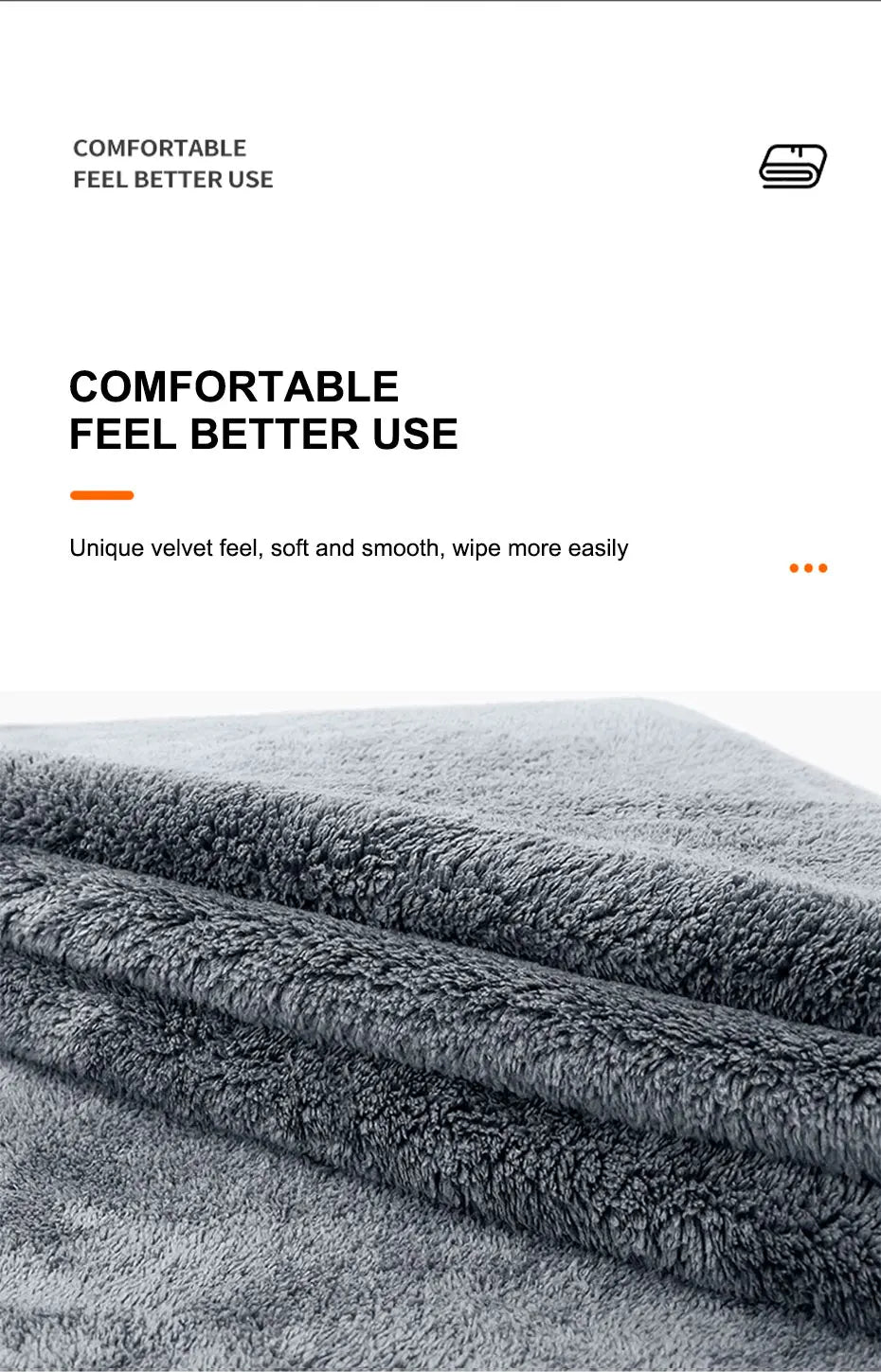 SEAMETAL 40X100CM Car Wash Towel Coral Velvet Microfiber Clean Cloth No Hemming Thickened Soft High Absorbent Car Washing Towels 