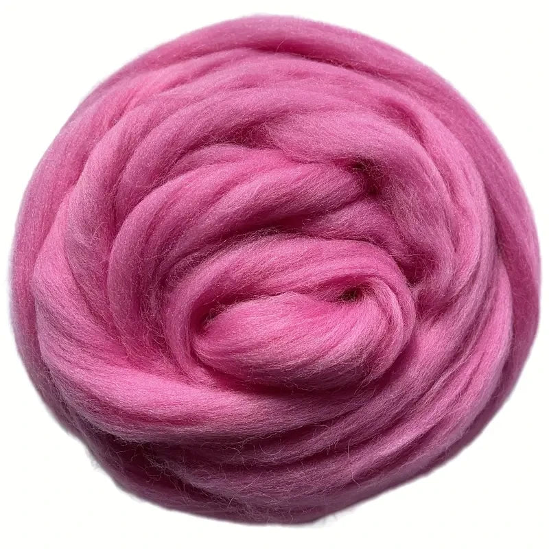 Wool Roving for Felting and Spinning, 100 g