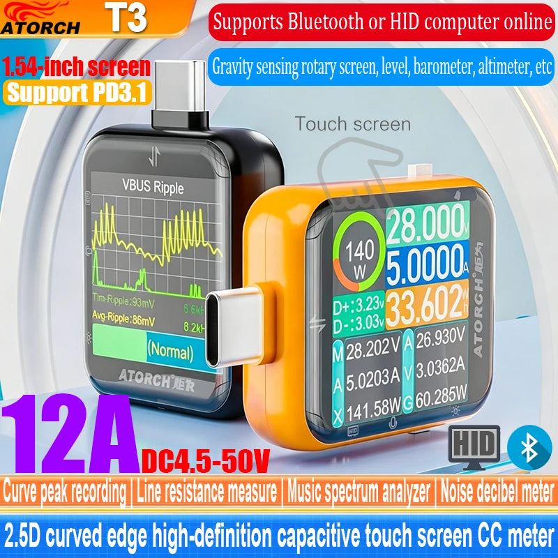 T3 Touchscreen USB Charging Tester