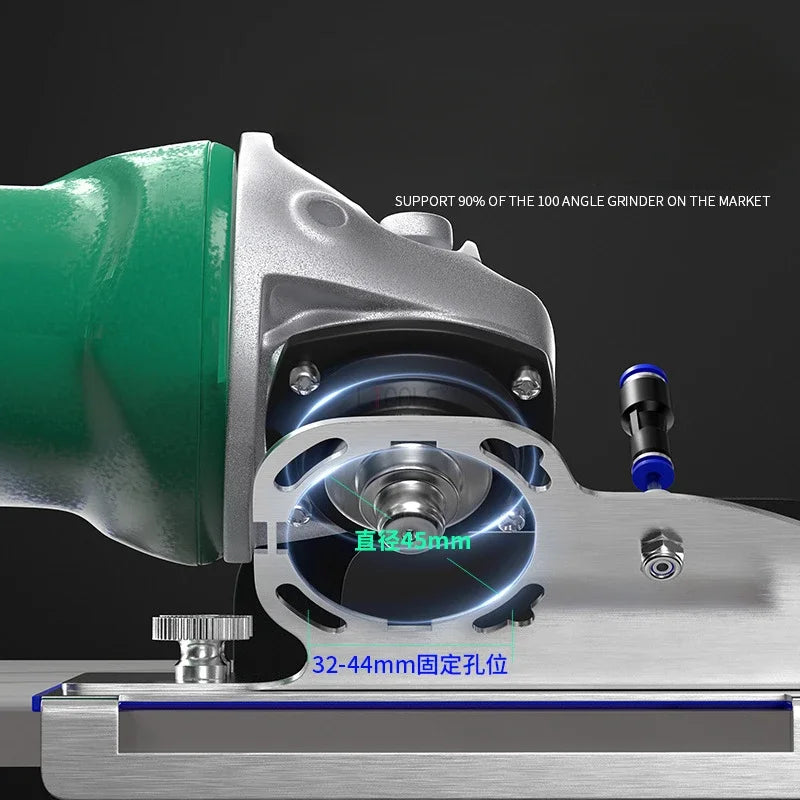45° Tile Chamfering Guide for 100-Type Angle Grinders