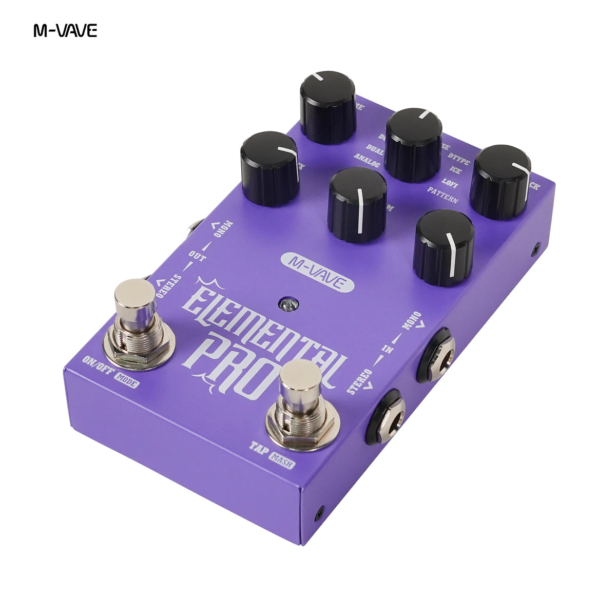 Elemental Pro Stereo Delay Pedal - 9 Delay Modes