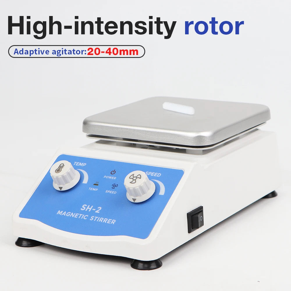 Heating Magnetic Stirrer Digital Display Thermostatic Stirrer Laboratory Hot Plate Magnetic Mixer Adjustable Speed 1600rpm 