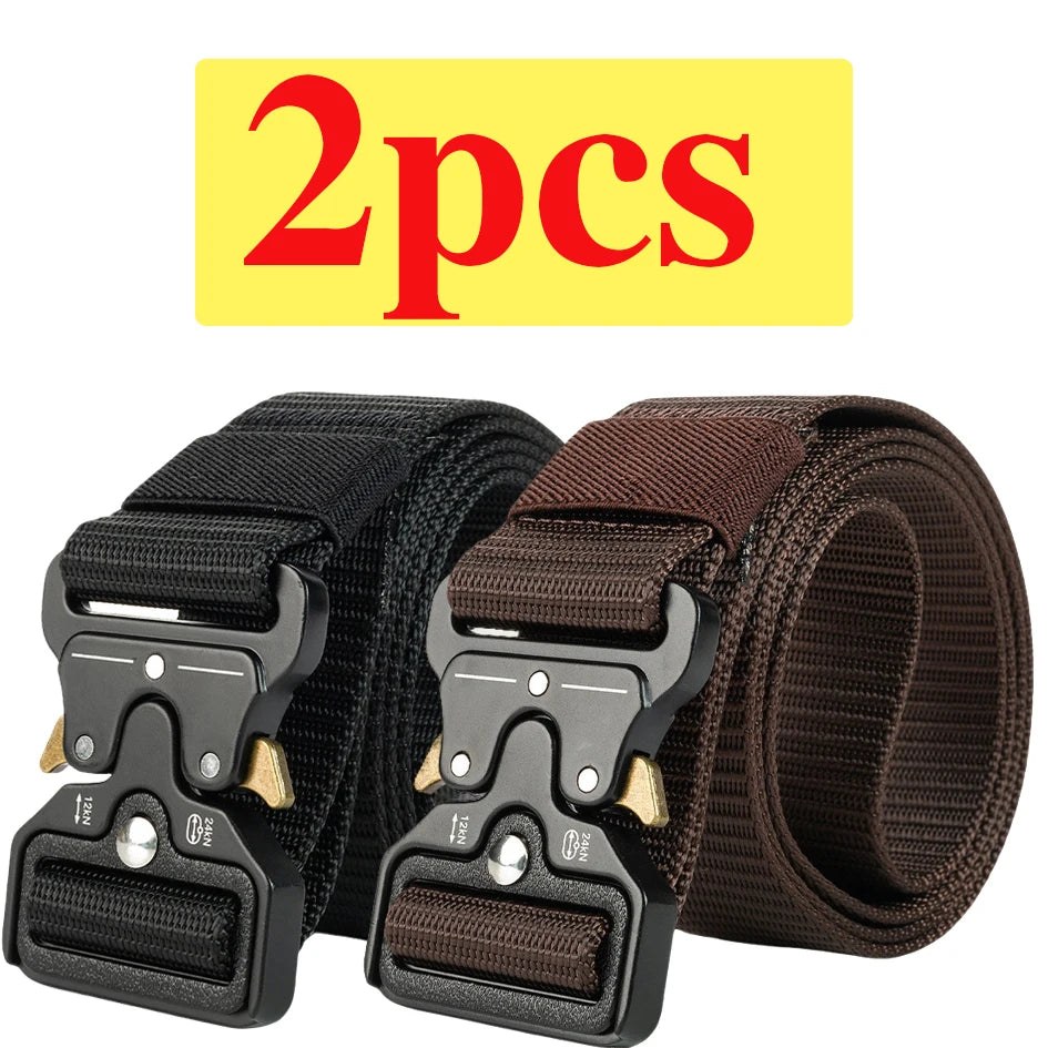 120cm Tactical-Style Belt Pair - Colour Options