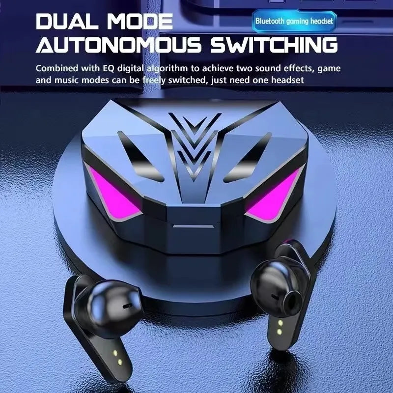 Bluetooth TWS Gaming Earphones with Low Latency and Mic