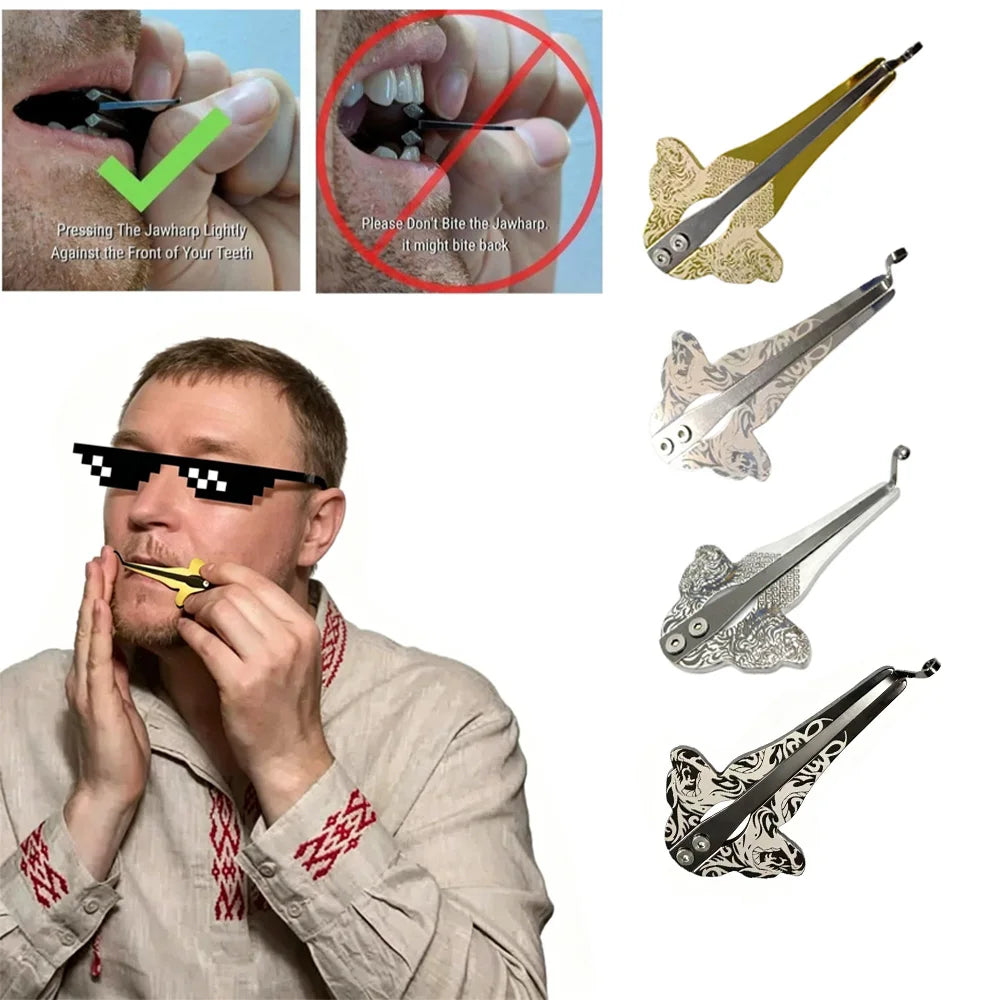 Decorative Metal Jaw Harp, Selected Design