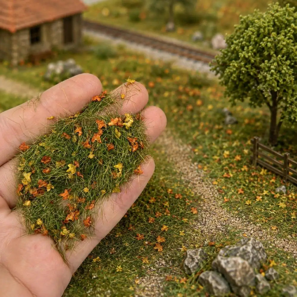 Autumn Model Scenery Grass and Foliage Mix