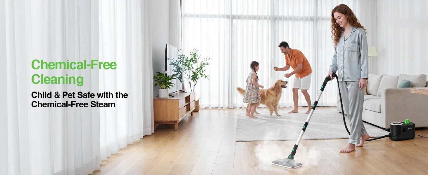 Taskstar 22-in-1 Steam Cleaner High Pressure Steam 1.6L Water TanK MultiFunction