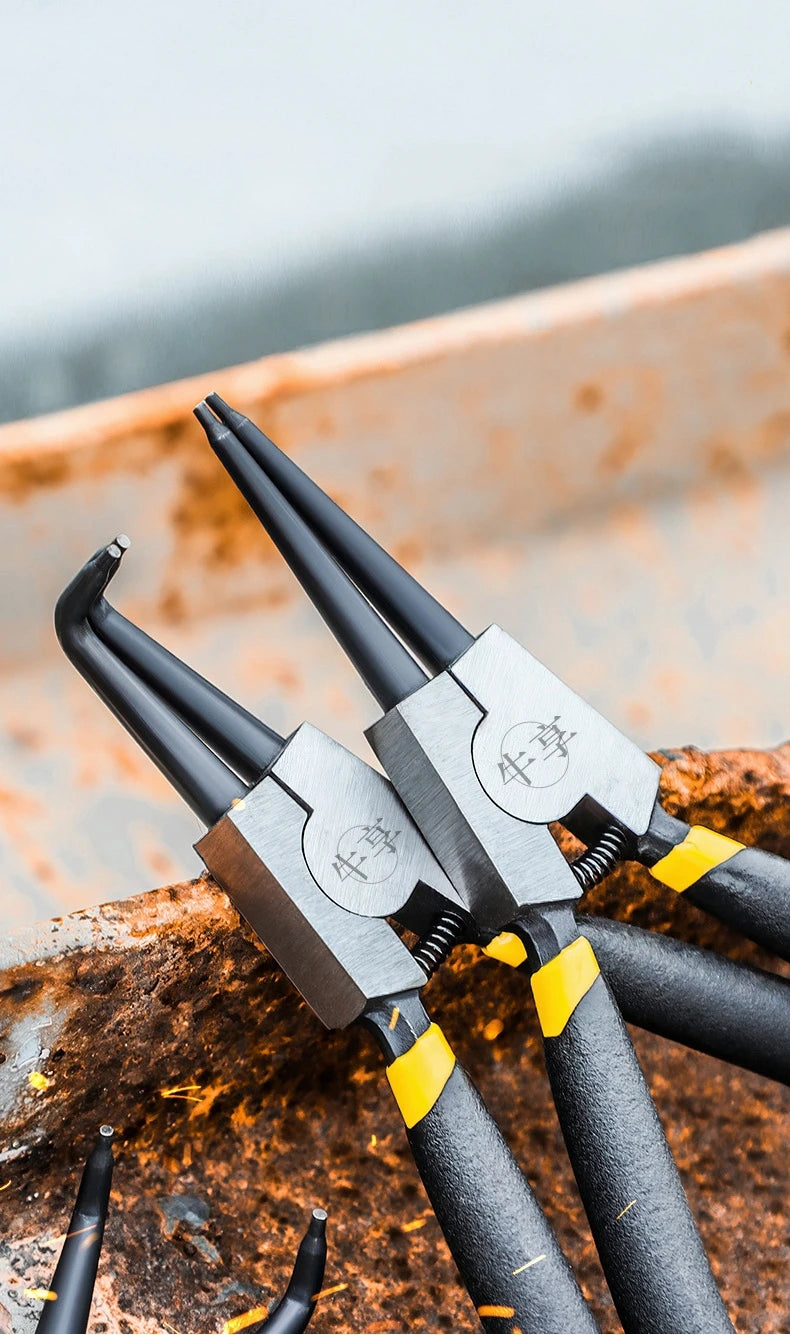 Four-Piece Circlip Pliers Set