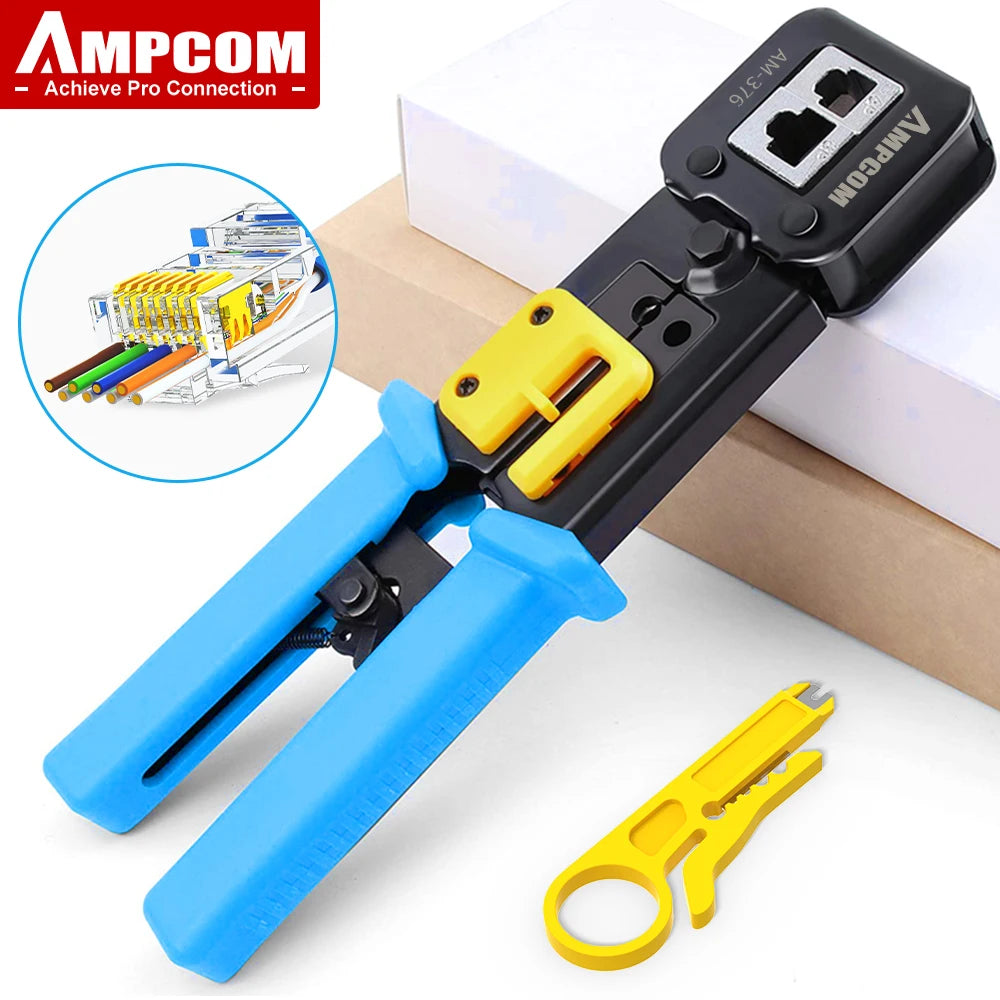 AM-688 Pass-Through Network Cable Crimping Tool