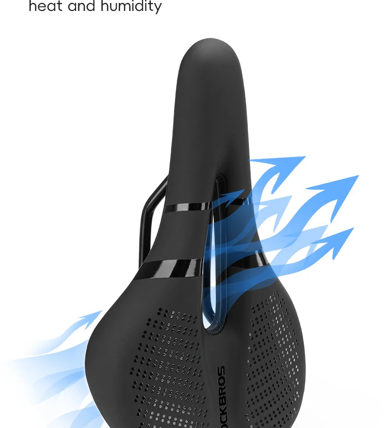 Ergonomické cyklistické sedlo, pohodlné kožené sedadlo na cestnú cyklistiku