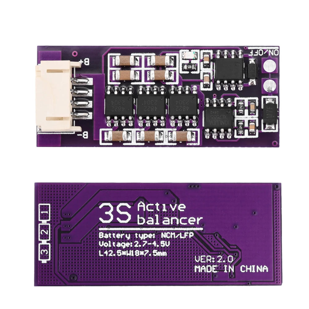 1.5 A Active Battery Balancer Board, 3S to 21S Lithium
