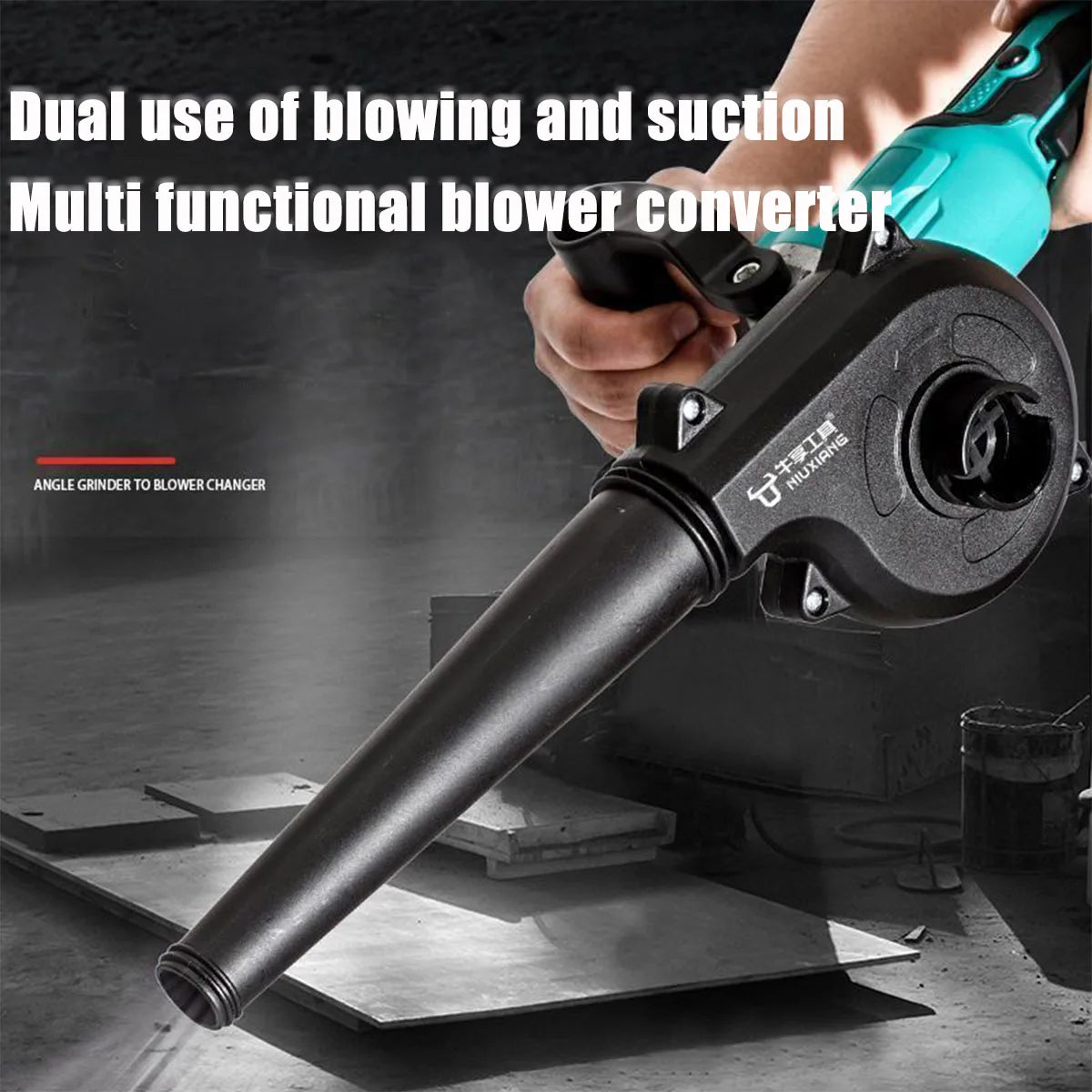 Mini Blower Attachment for Compatible Angle Grinders