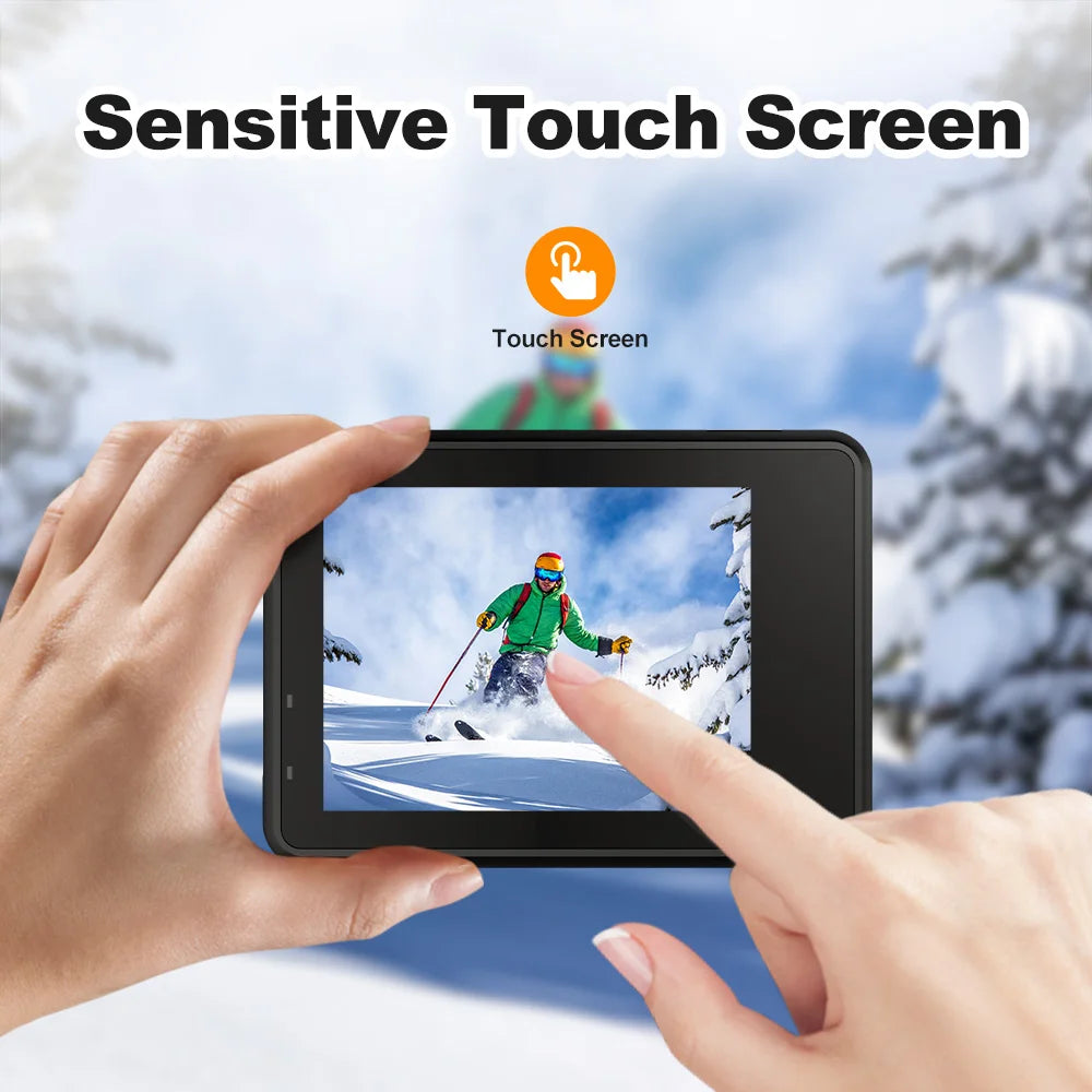 5K Action Camera 4K60 WiFi 30M Waterproof
