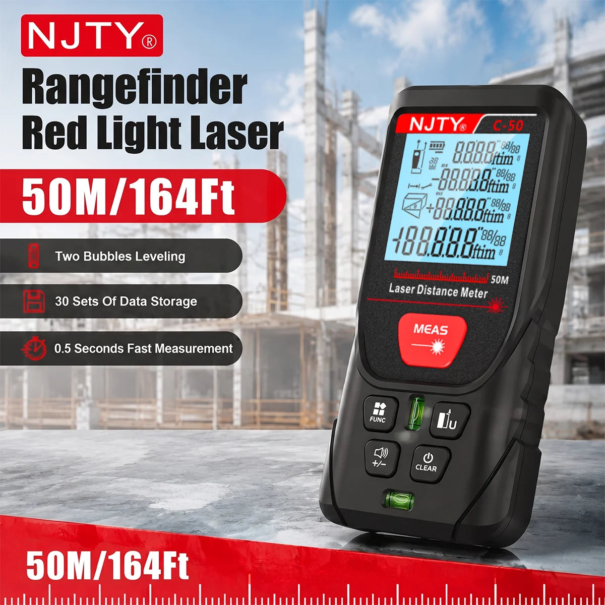C-Series Laser Distance Meter 50-200 m