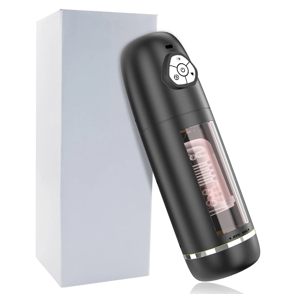 İtme ve Döndürme Modlarına Sahip Otomatik Erkek Mastürbatör Kupası