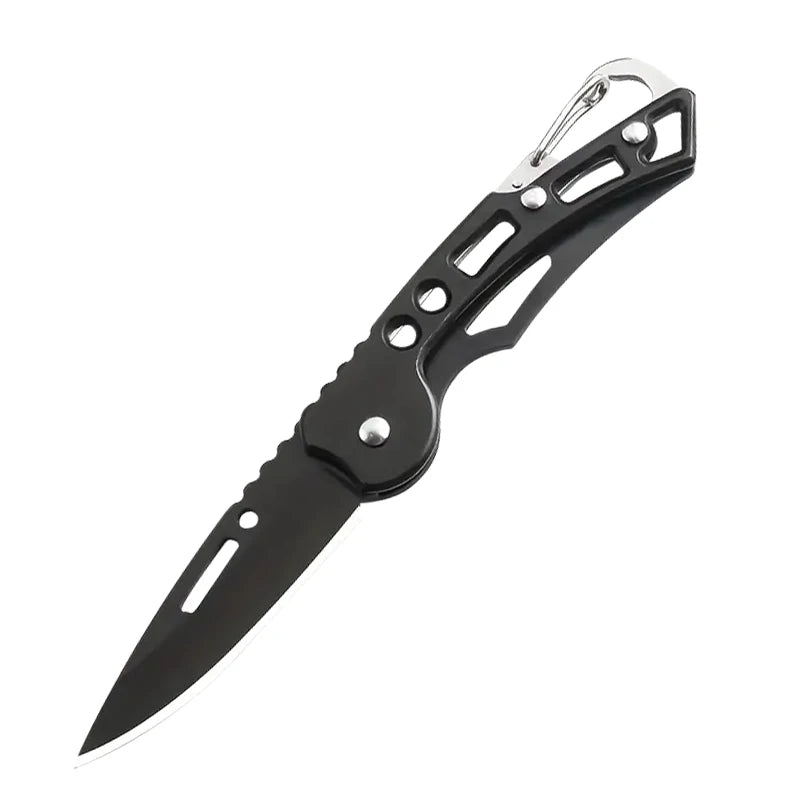 Folding Fruit Knife, Stainless Steel Outdoor Knife with Non-slip Handle for Kitchen Accessories Pocket Knife 