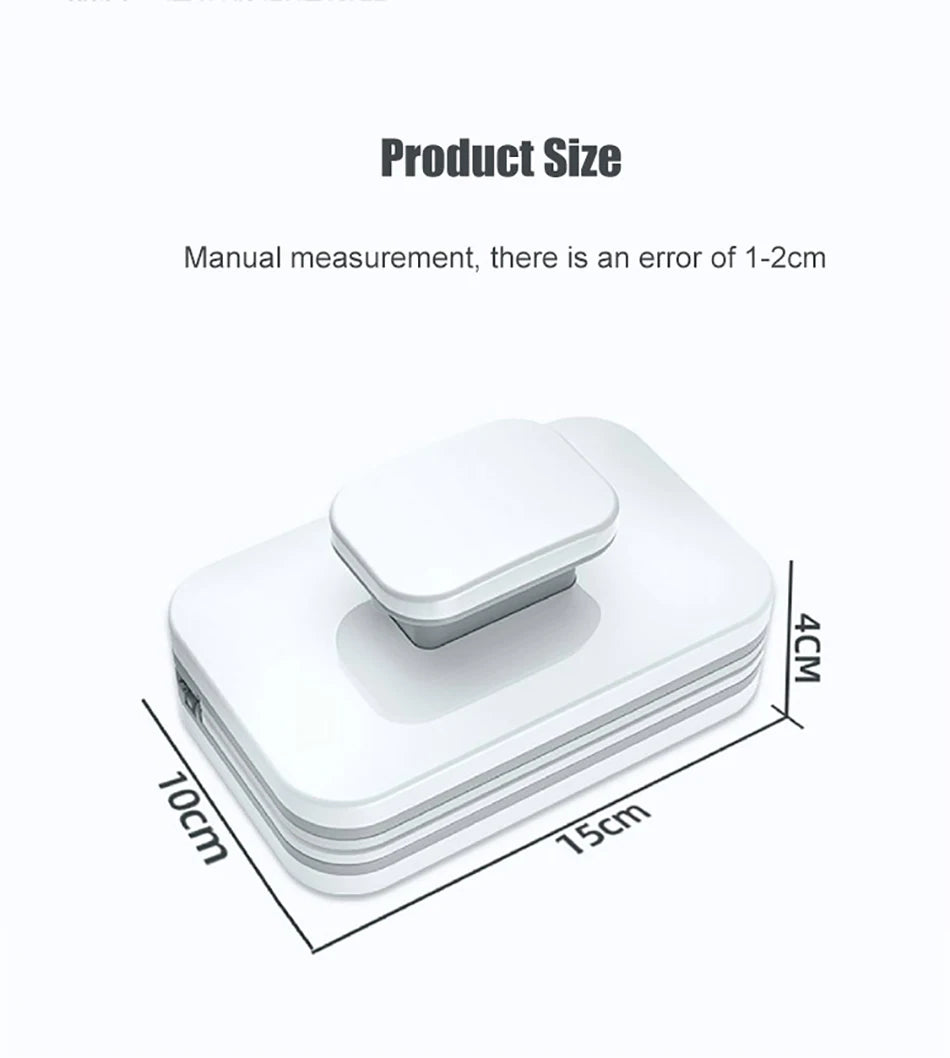 Magnetic Double-Sided Window Cleaner for Glass