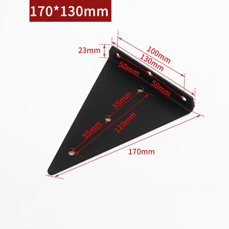 Concealed-Style Shelf Bracket, 8.5/14/17cm