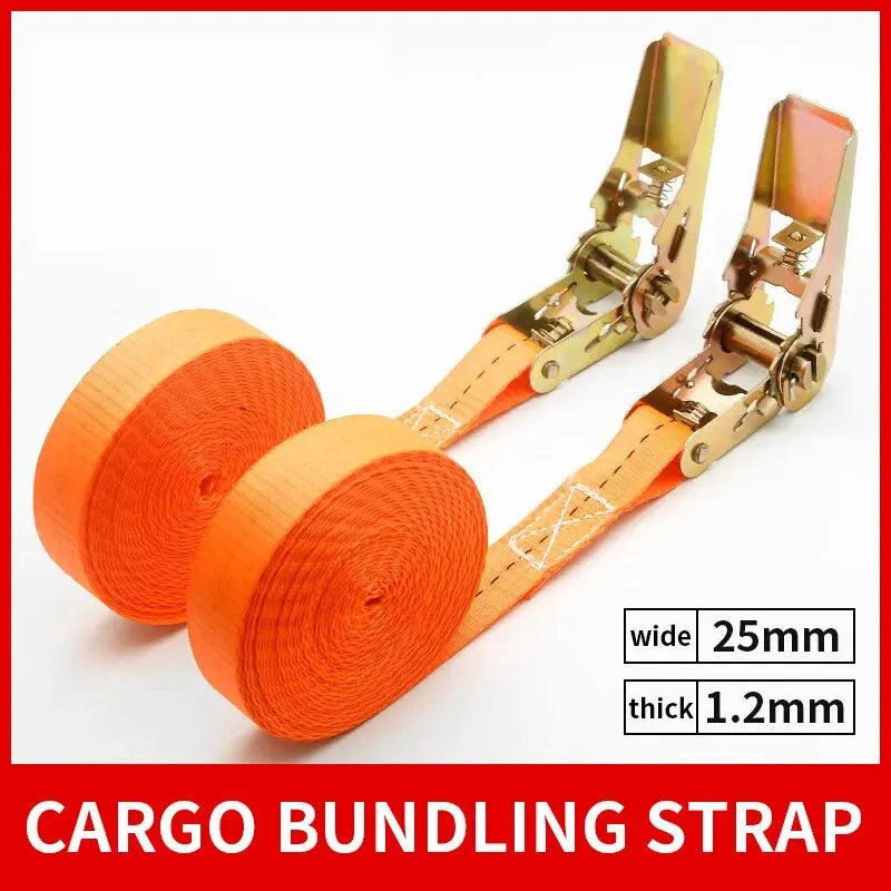 Cargo Tie-Down Strap with Metal Buckle, 3 m or 6 m