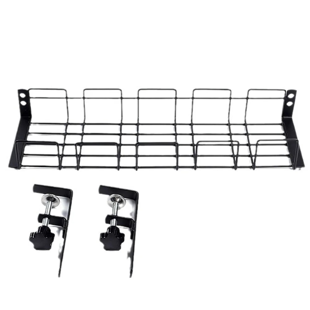 Clamp-On Under-Desk Cable Tray